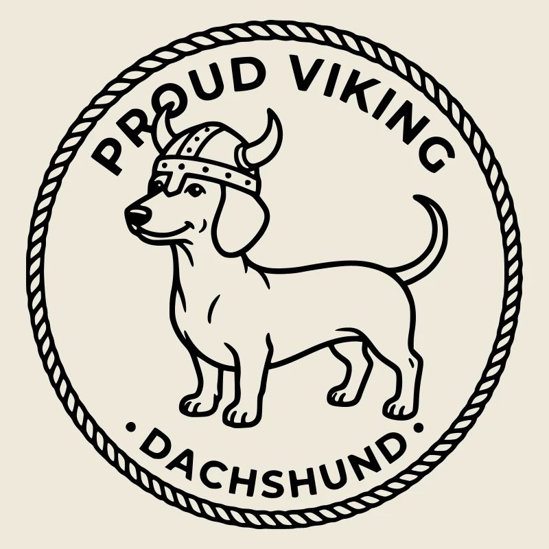 Fierté viking teckel