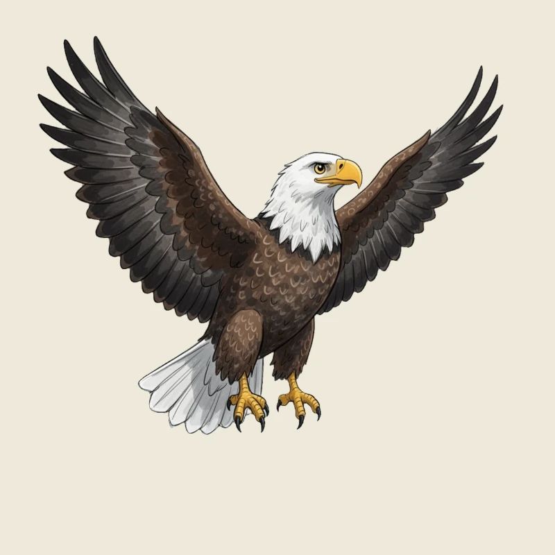 Aigle de Virginie Oiseau de proie Oiseau de proie