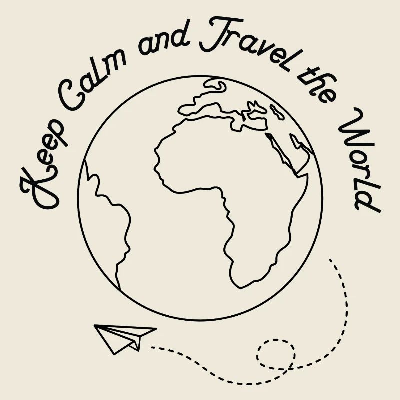 Keep Calm and travel the World 