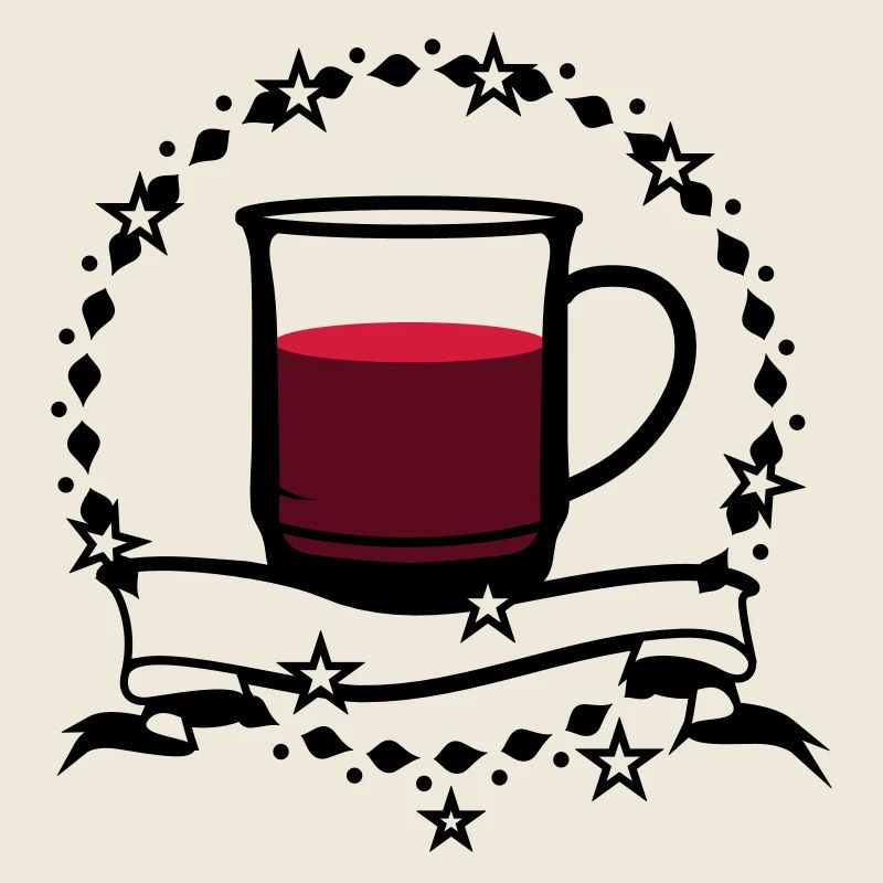 Une tasse de vin chaud