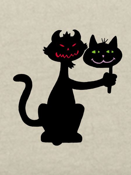 Chat noir et démon