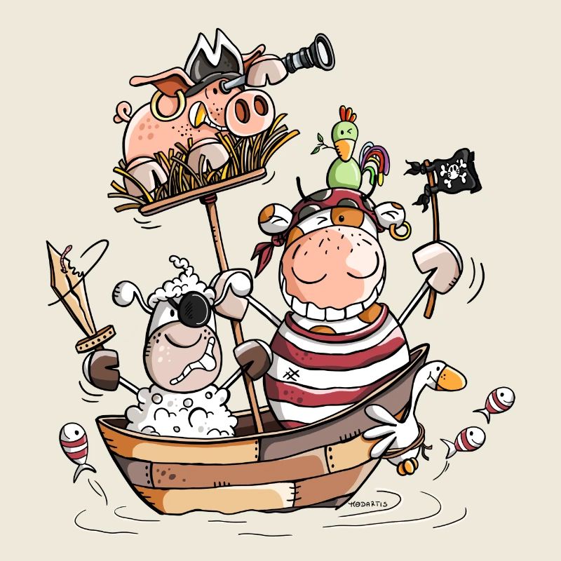 Funny farm pirates - pirate - boucaniers