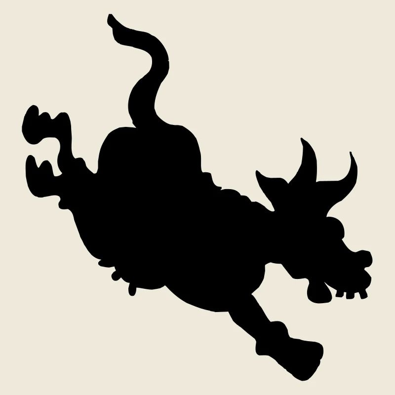 Funny cow shadow image