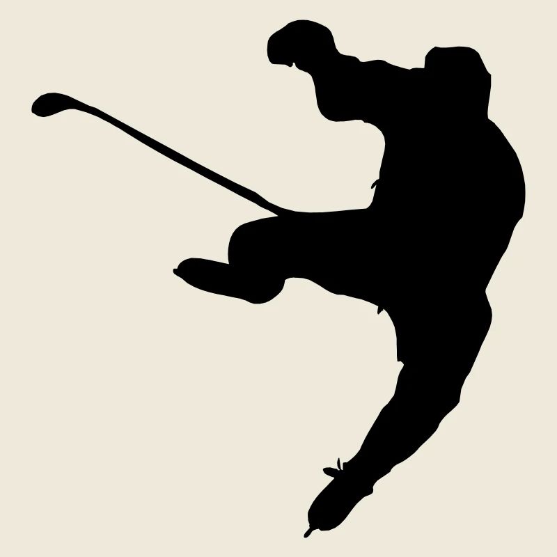 ice hockey shadow image logo
