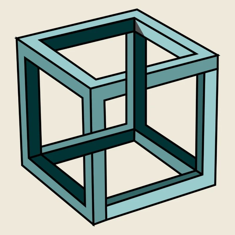 Escher Impossible Cube