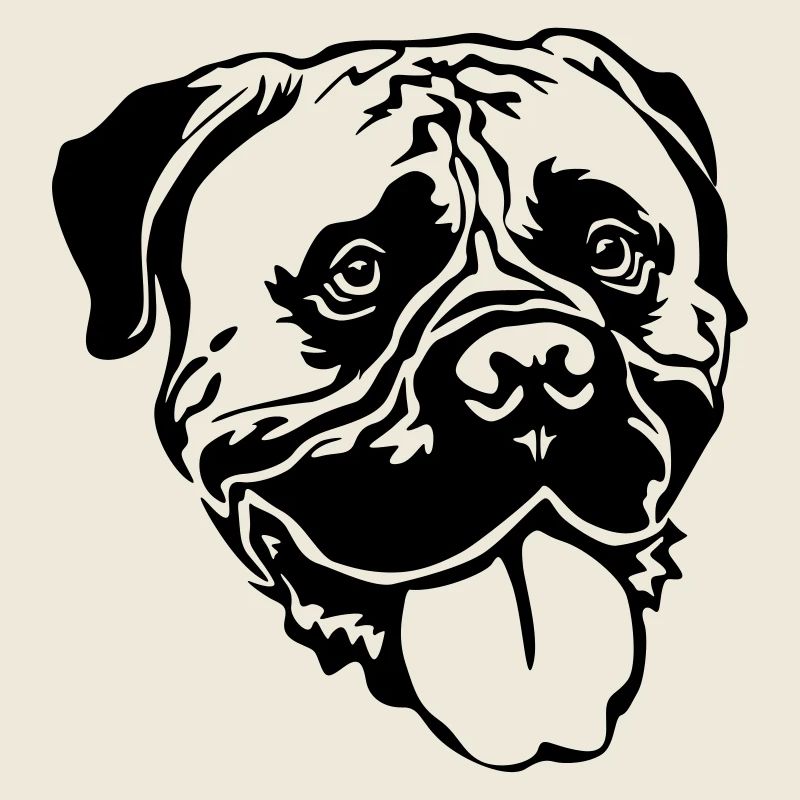 Tête de Bullmastiff