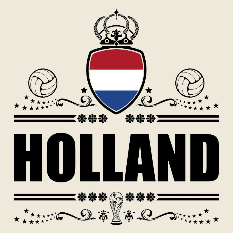HOLLAND - NIEDERLANDE BLACK LINEART