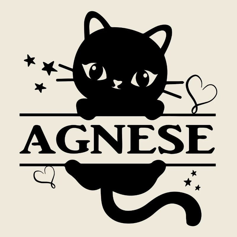 chat chat t-shirt Agnese t-shirt idée cadeau