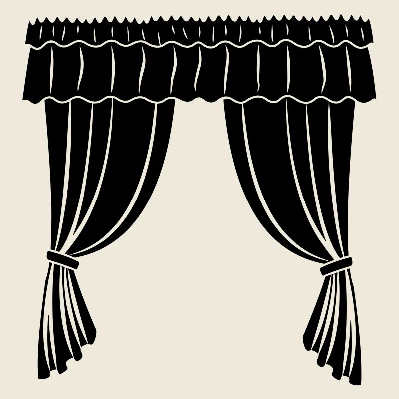 Vorhänge Theater oder Geschäft