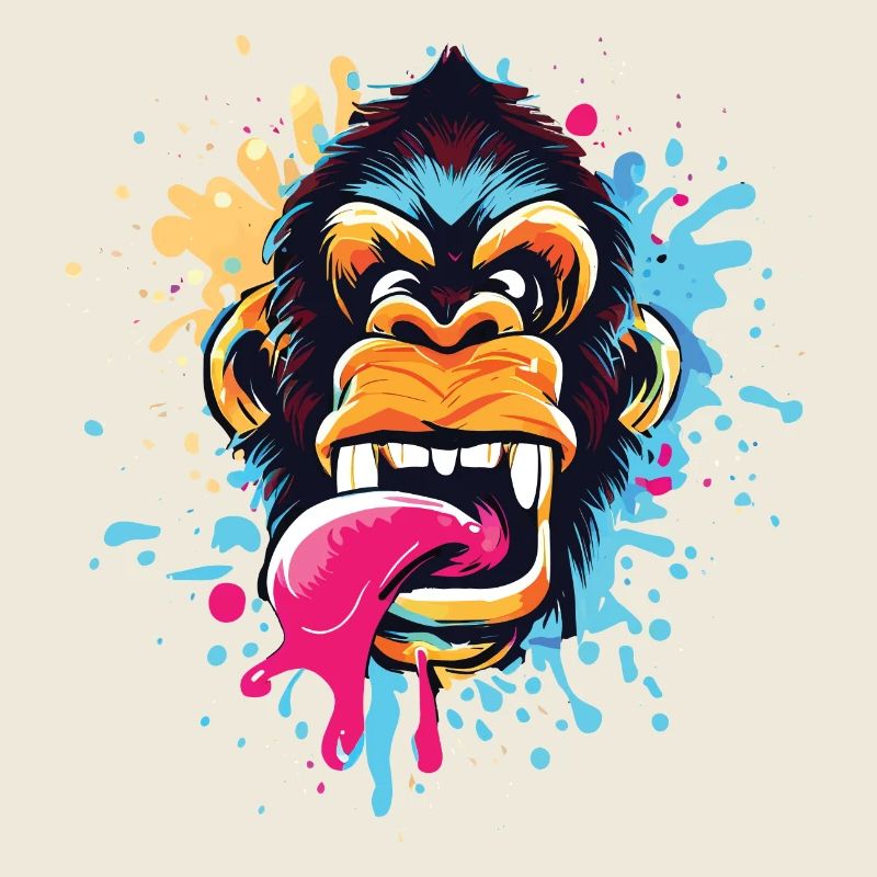 Angry Monkey Splash Urban Street