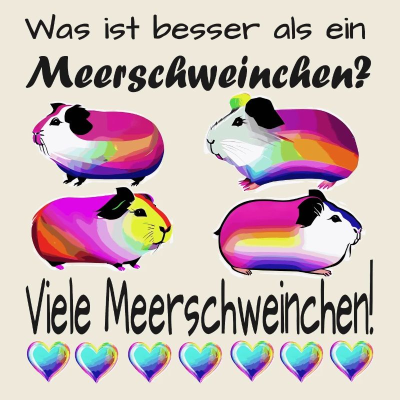 Besser als ein Meerschweinchen regenbogenfarben