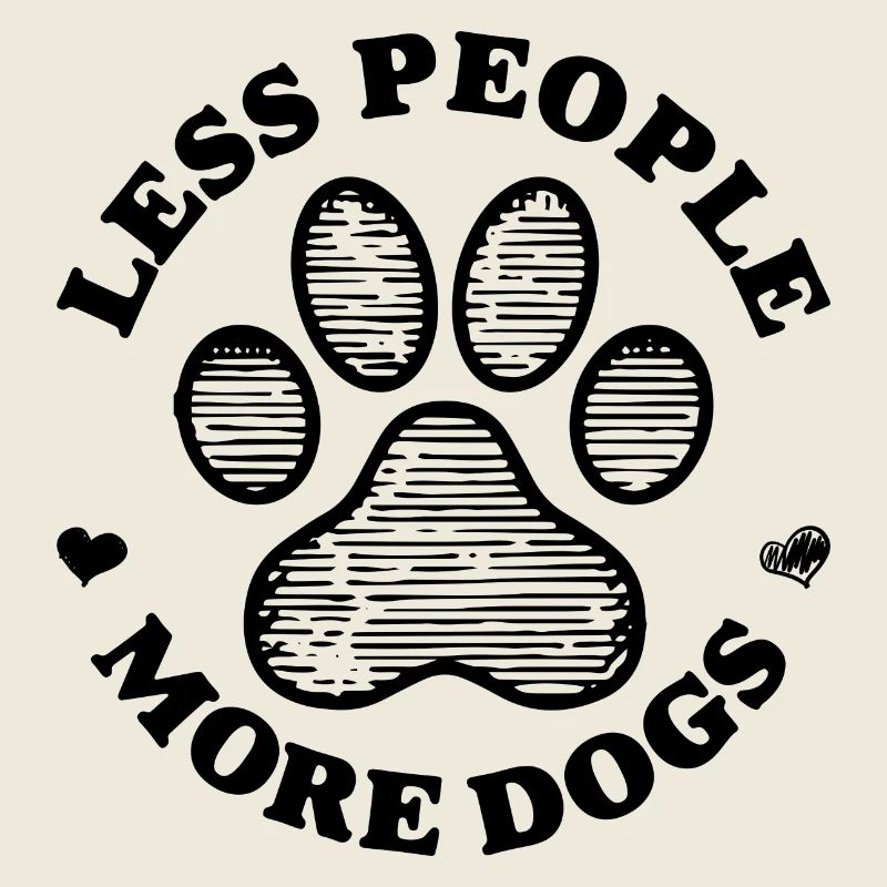 Moins de gens plus de chiens
