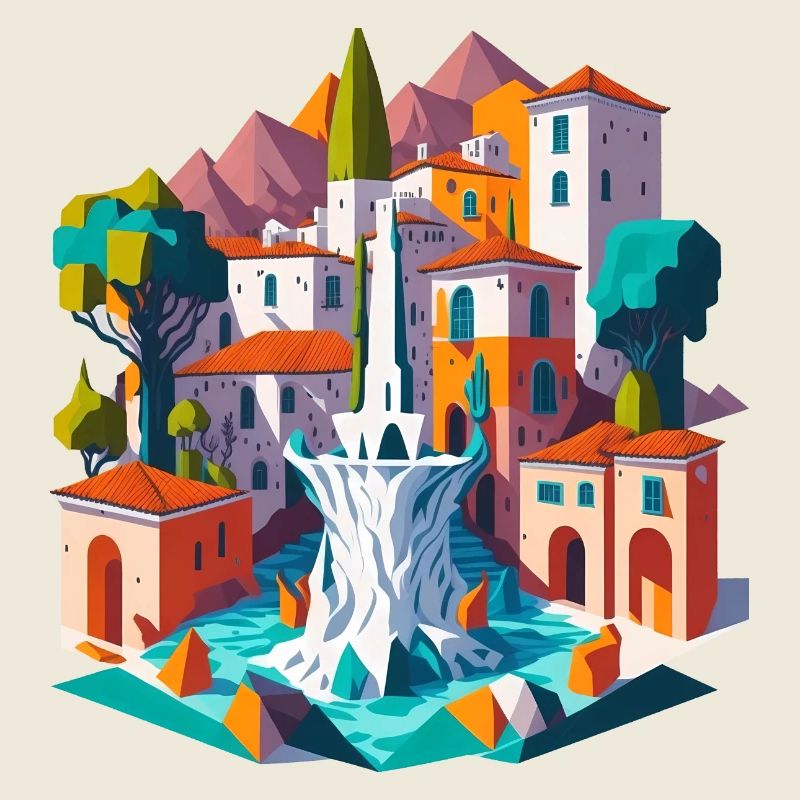 Place du village andalou