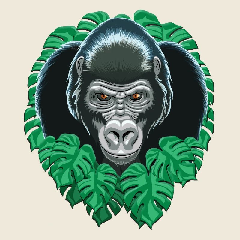 Gorilla-Kopf