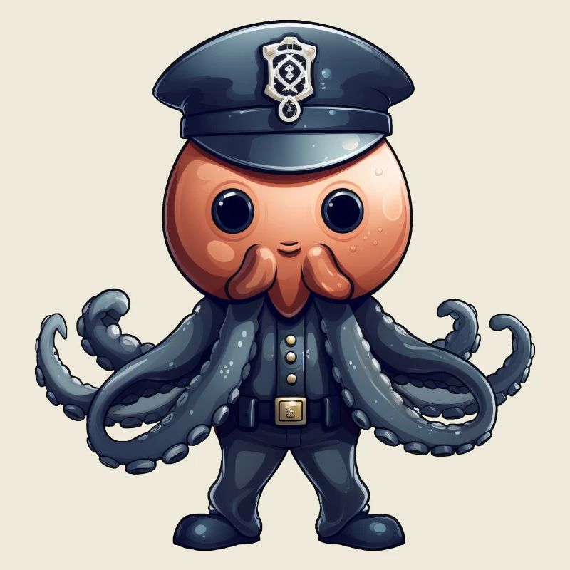 Policière calmar