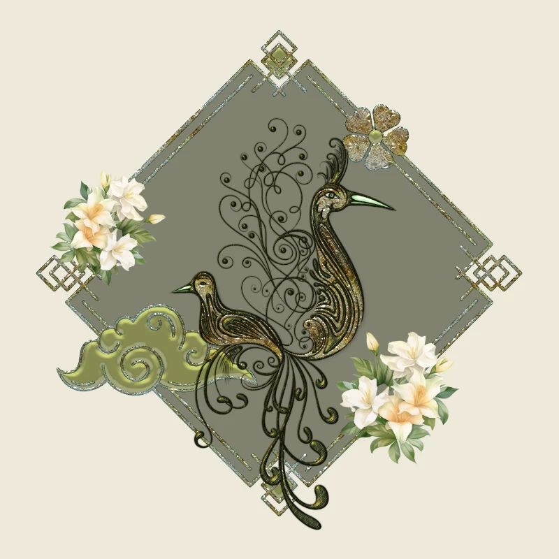 Einzigartige Fantasy-Vögel