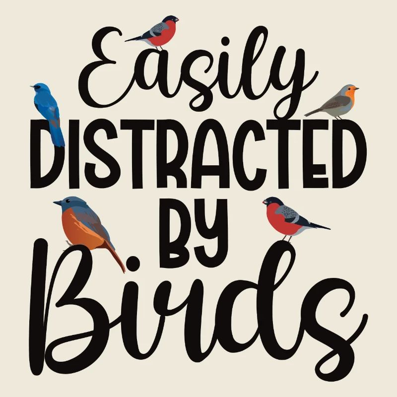 Facilement distrait par les oiseaux