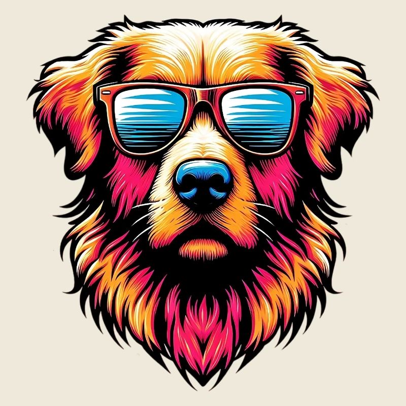 Goldene Labrador Retriever Hundesonnenbrille