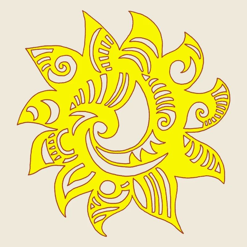 Soleil jaune étrange