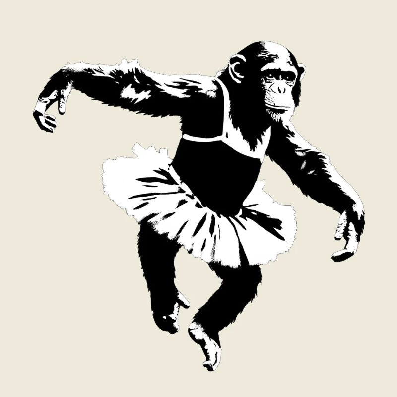Chimpanzé dansant