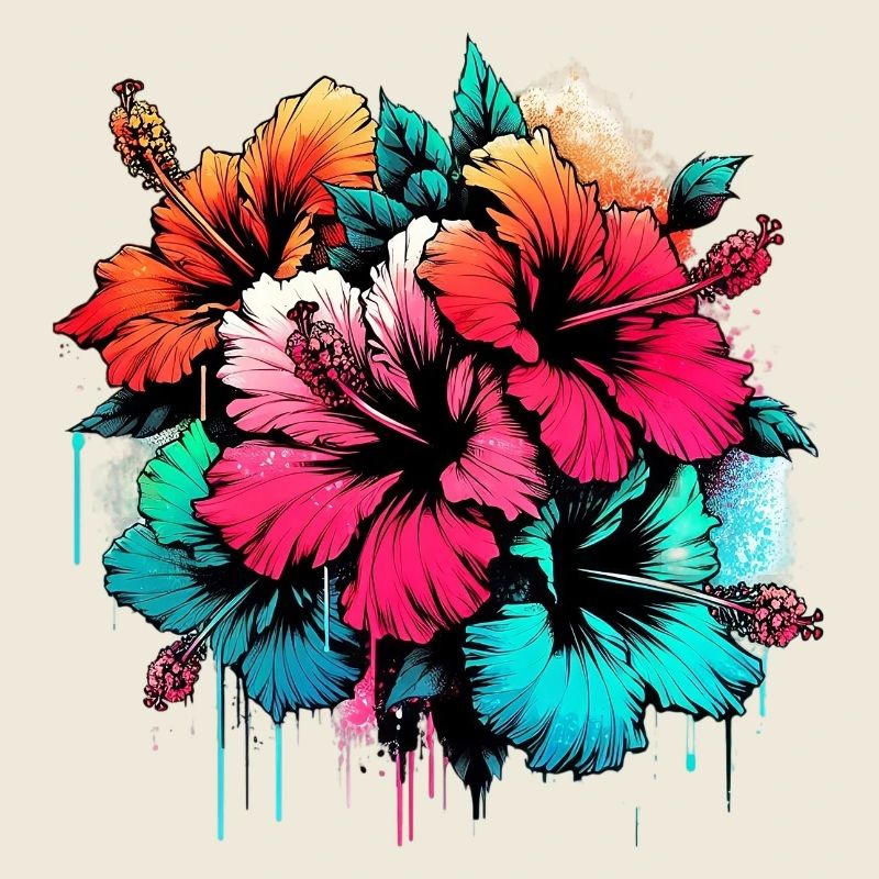 Fleurs d’hibiscus