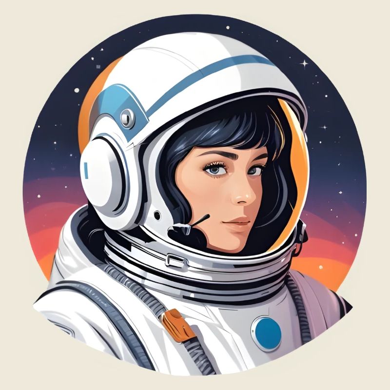 Aventurière Spatiale en Combinaison