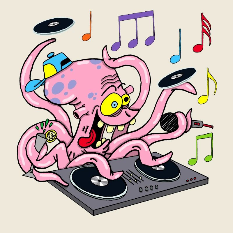 Pieuvre deejay