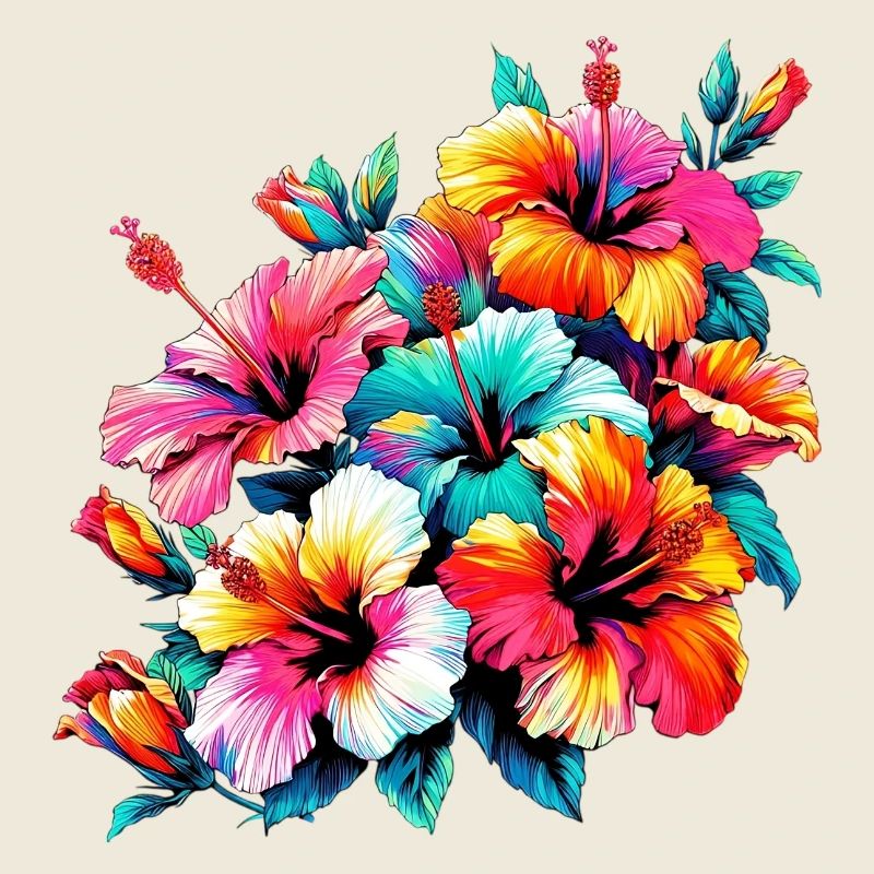 Fleurs d’hibiscus