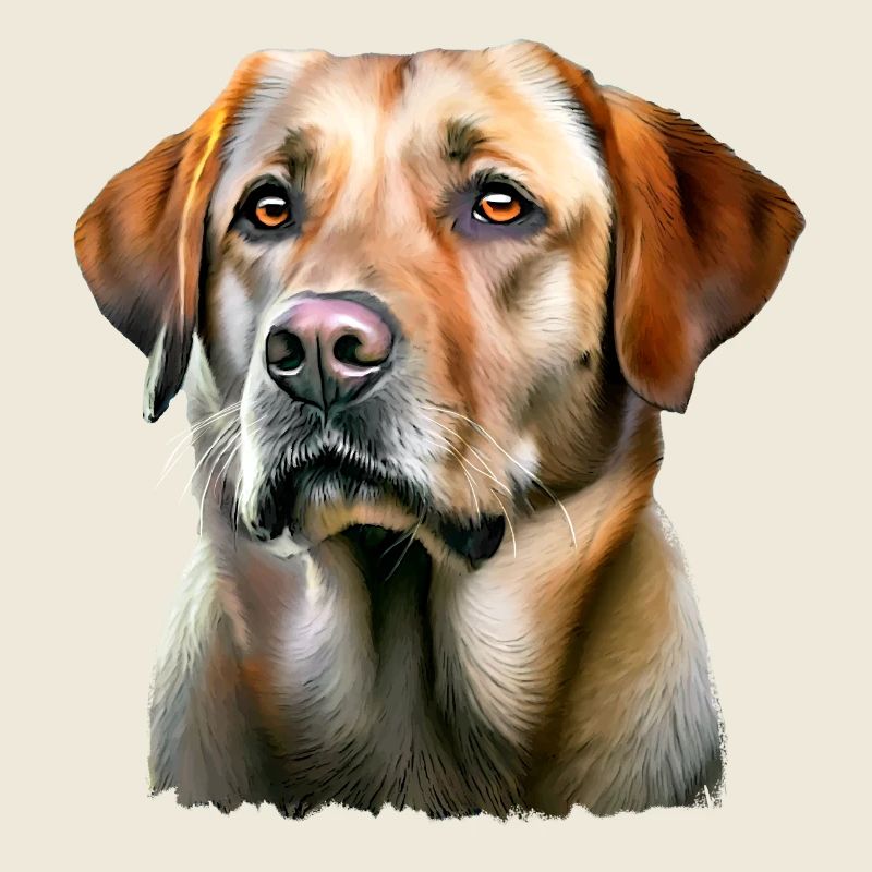Portrait de Chien labrador retriever