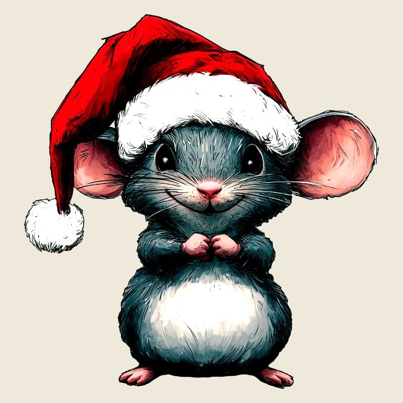 Souris de Noël / Souris du Père Noël
