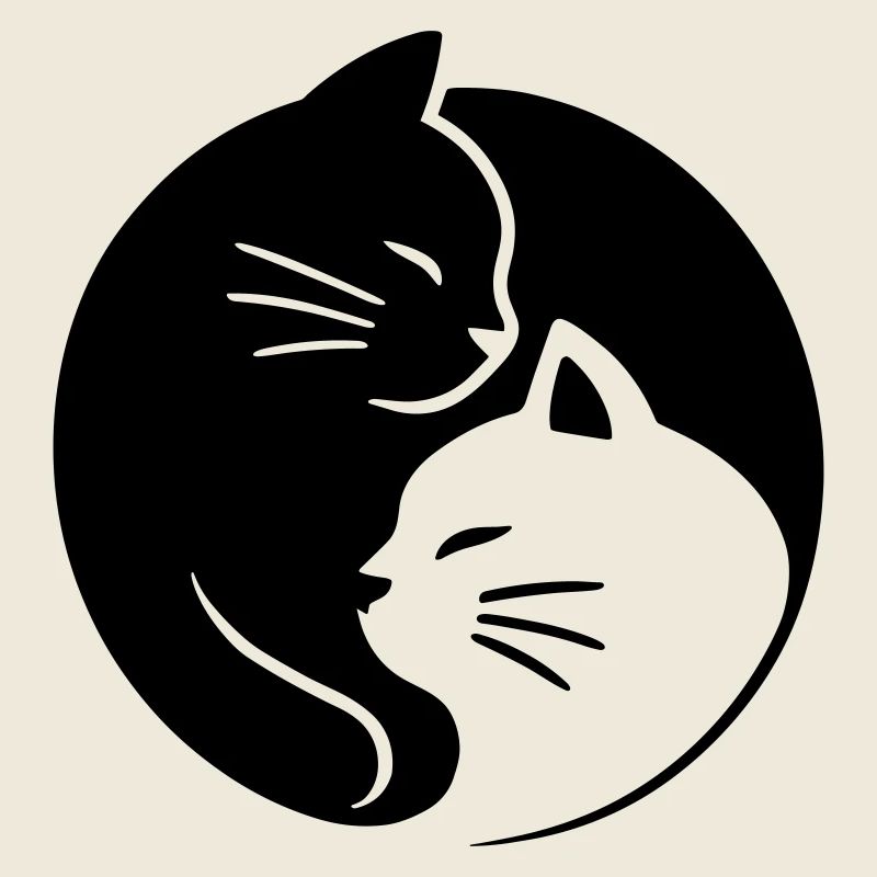 Ying Yang Cats