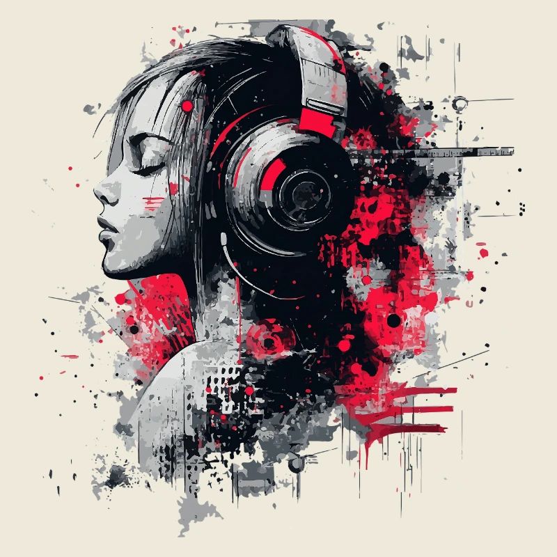 DJ Lady – Urban Art Kopfhörer 