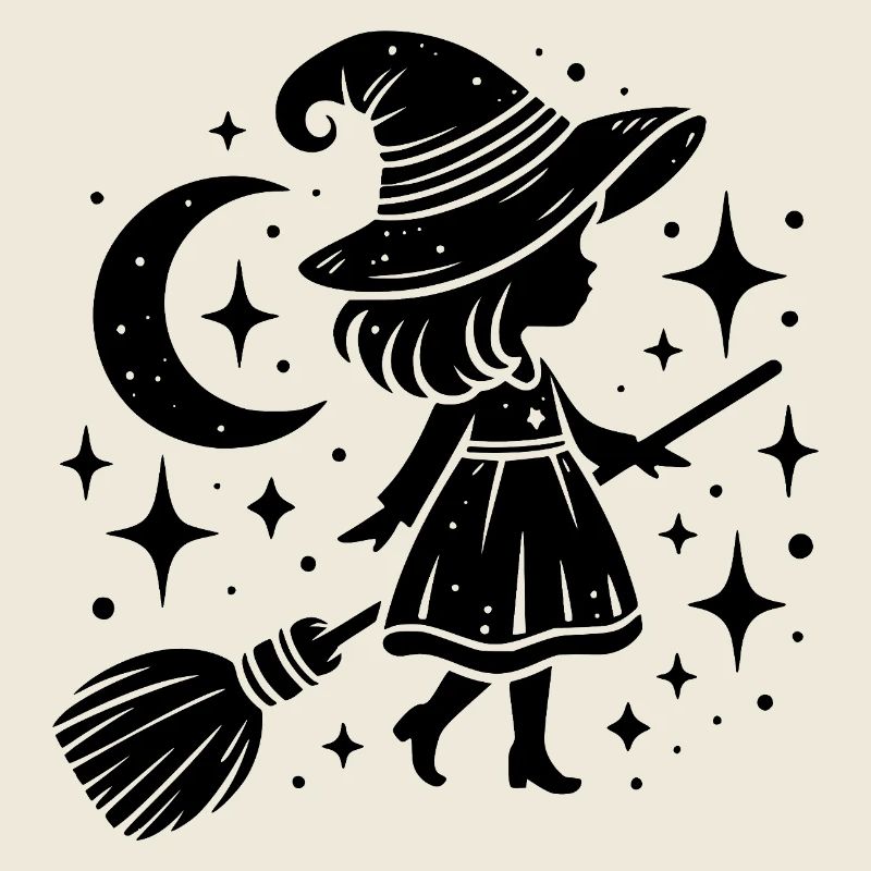 Witch Motif Halloween