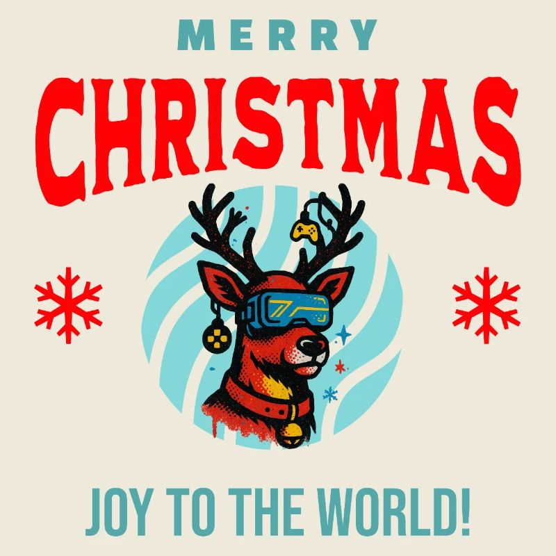 Joyeux Noël Renne – Joie pour le monde