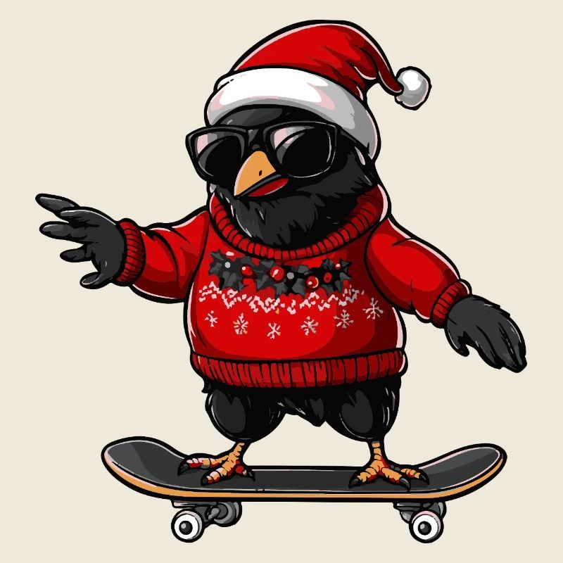 Corbeau Corbeau Noël drôle