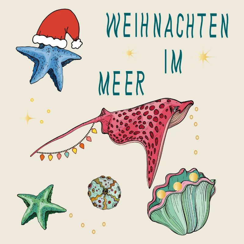 Festival sous-marin de Noël en mer