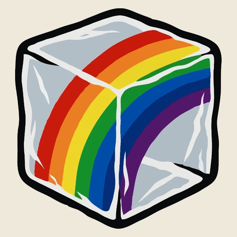 Arc-en-ciel en cube
