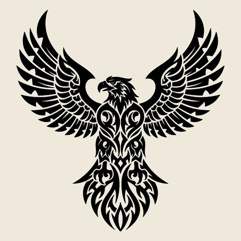 L’aigle tribal – symbole de force et de liberté