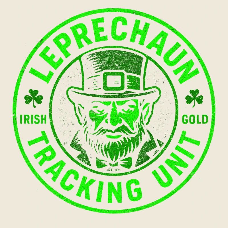 Lustiger Kobold-Tracking-Service zum St. Patrick's