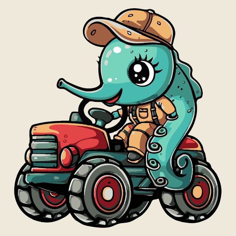Éleveur de tracteurs hippocampes