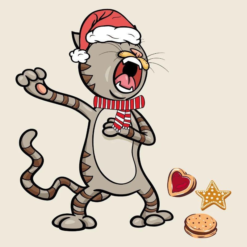 Weihnachtskatze 