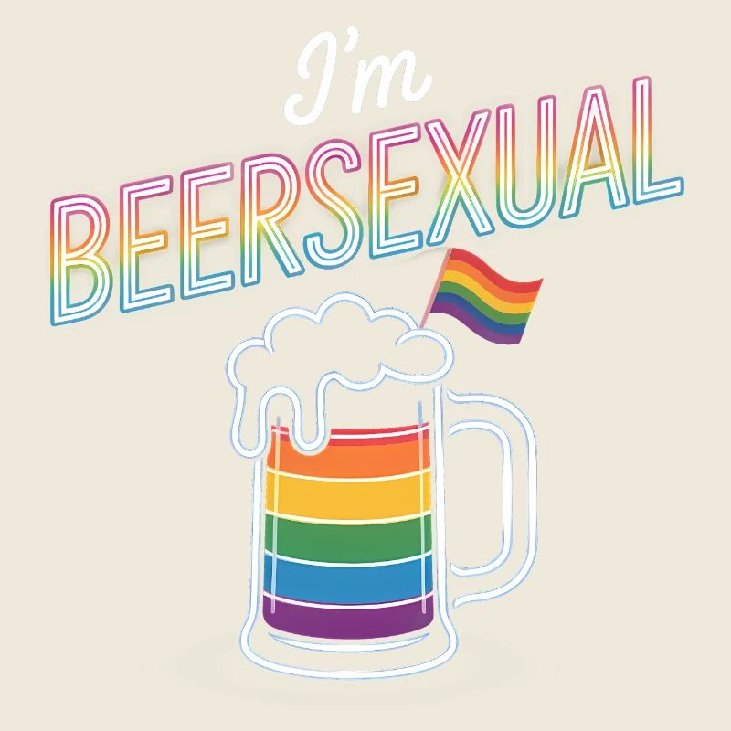 I'm Beersexual - Cool Beer Logo