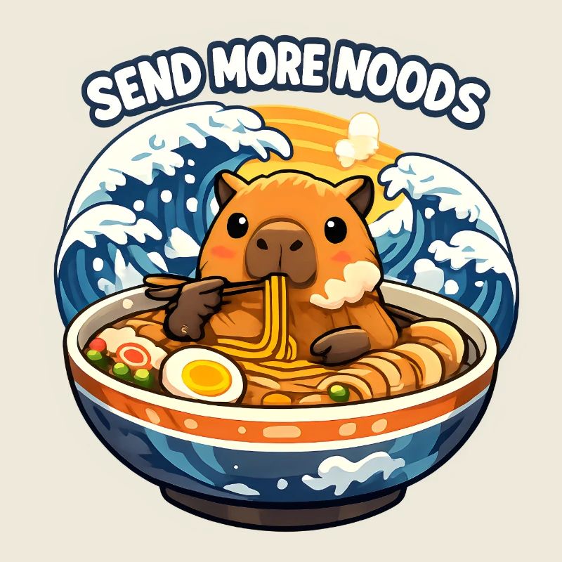 Capybara Send Noods Ramen