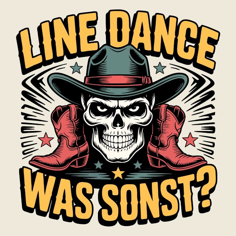 Line Dance Skeleton Western Shirt