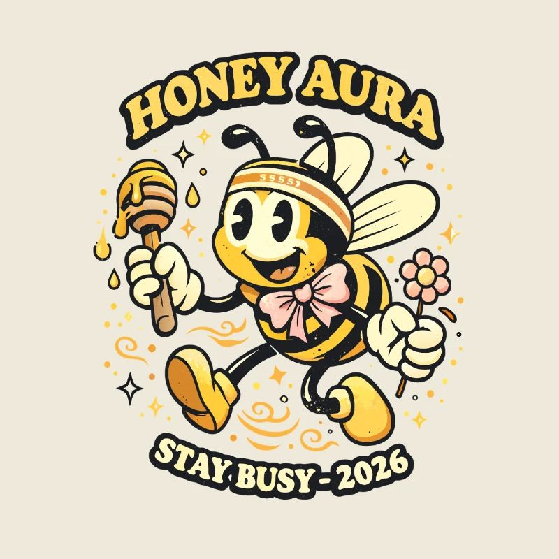 Honey Aura Bee 2026 Restez occupés