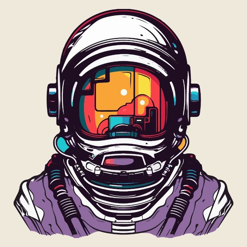 Astronaut Comic Helm