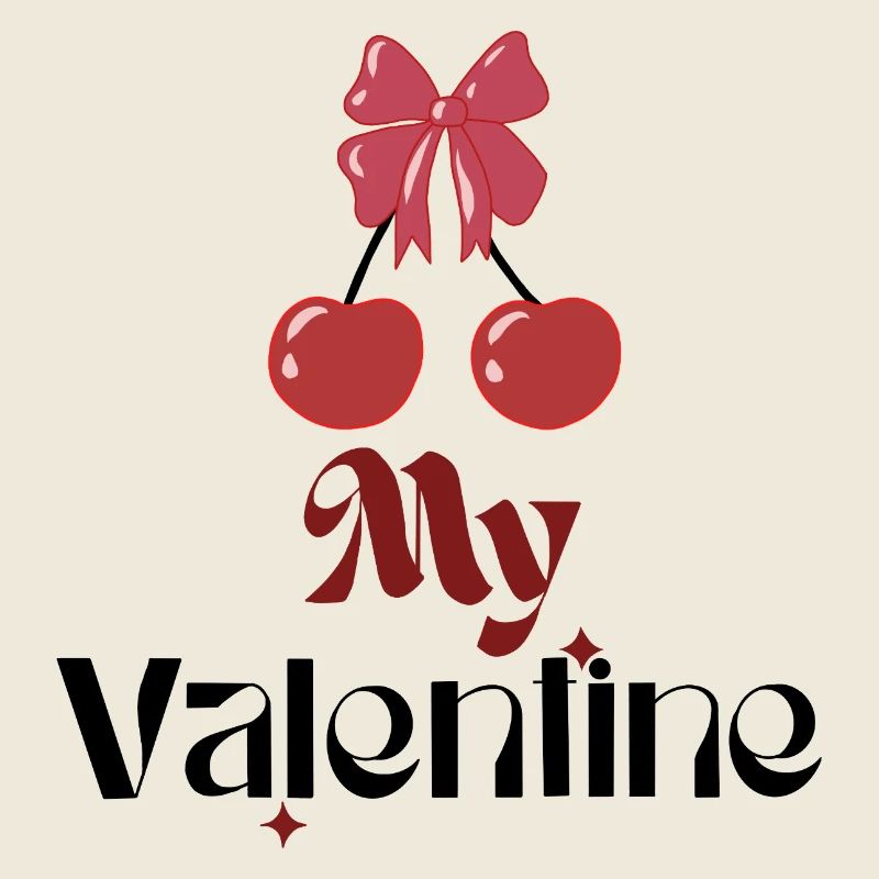 Mon nœud cerise de la Saint-Valentin