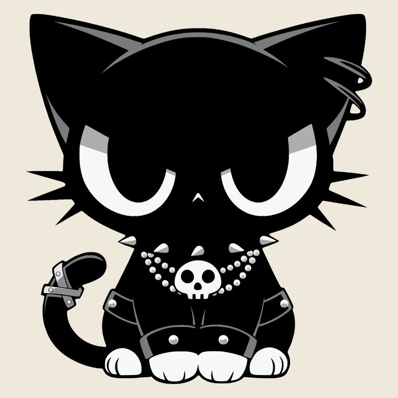 Goth Punk Katze