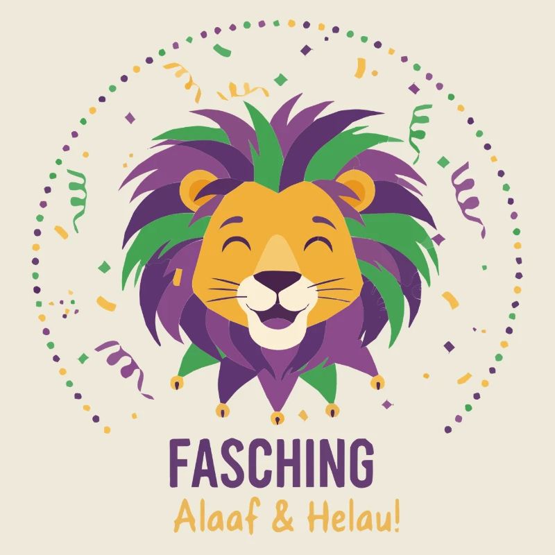 Partylöwe Fasching
