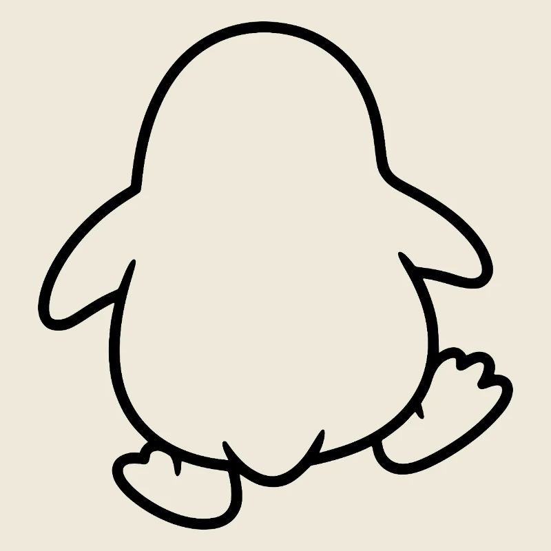 Pinguin watscheln